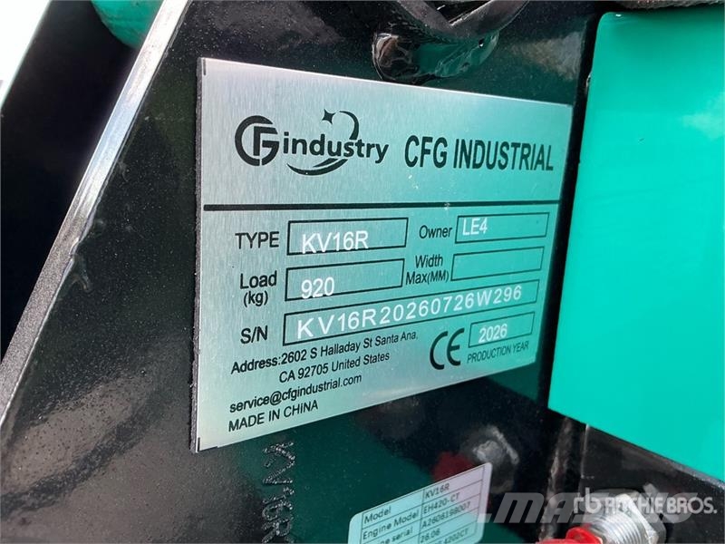 CFG KV16R Mini Excavator (Unused) 小型挖掘机