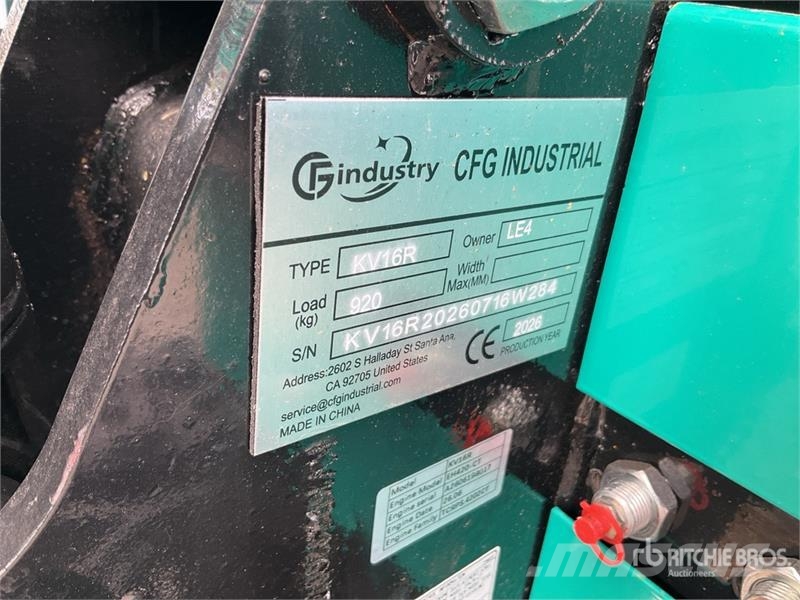 CFG KV16R Mini Excavator (Unused) Mini excavadoras < 7t