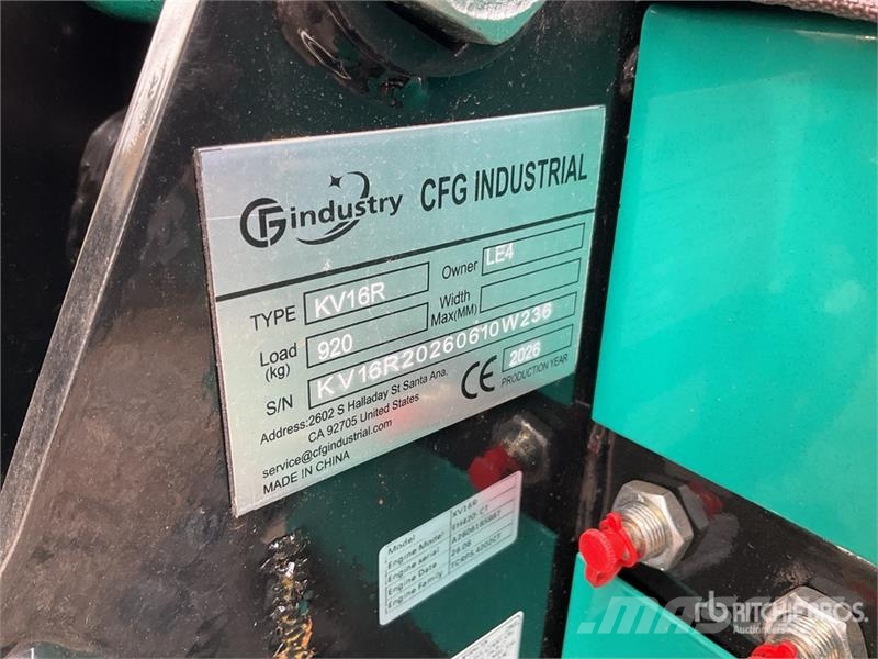 CFG KV16R Mini Excavator (Unused) حفارات صغيرة أقل من 7 طن (حفارات صغيرة)