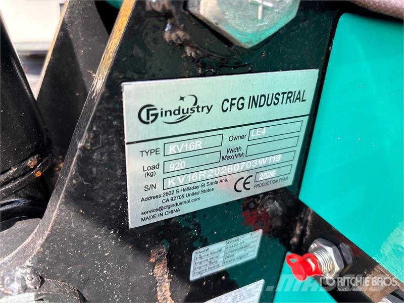 CFG KV16R Mini Excavator (Unused) Mini kotrók < 7t