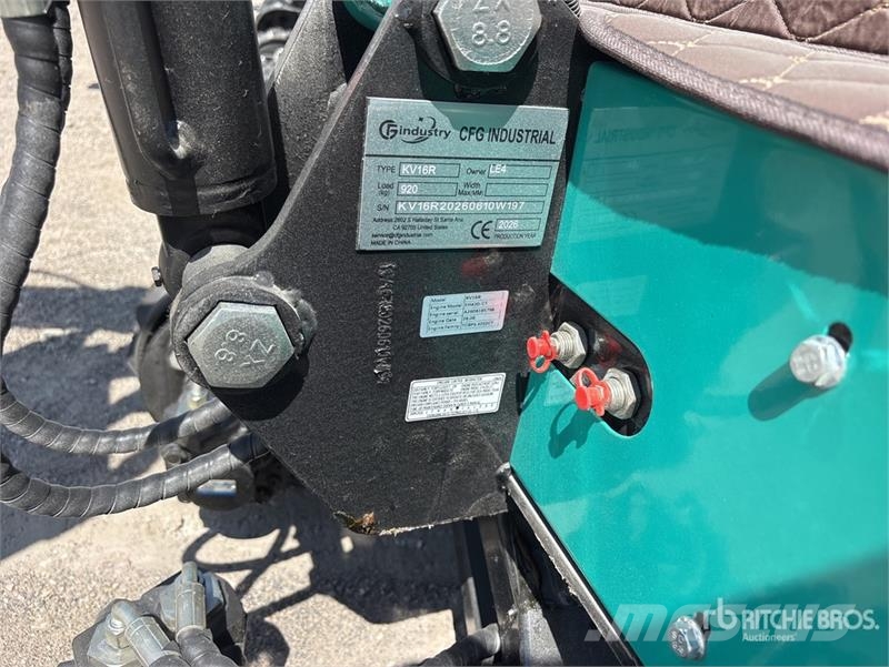 CFG KV16R Mini Excavator (Unused) 小型挖掘机