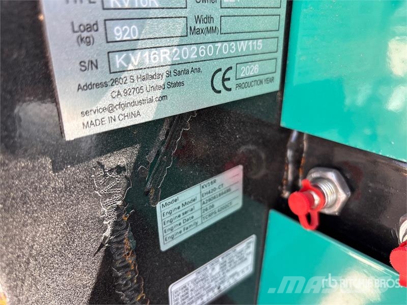 CFG KV16R Mini Excavator (Unused) Mini bagri <7t