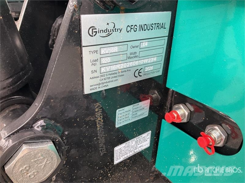 CFG KV16R Mini Excavator (Unused) حفارات صغيرة أقل من 7 طن (حفارات صغيرة)