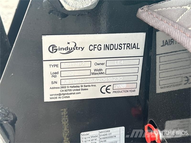 CFG MH13RX Mini Excavator (Unused) Mini excavators < 7t (Mini diggers)