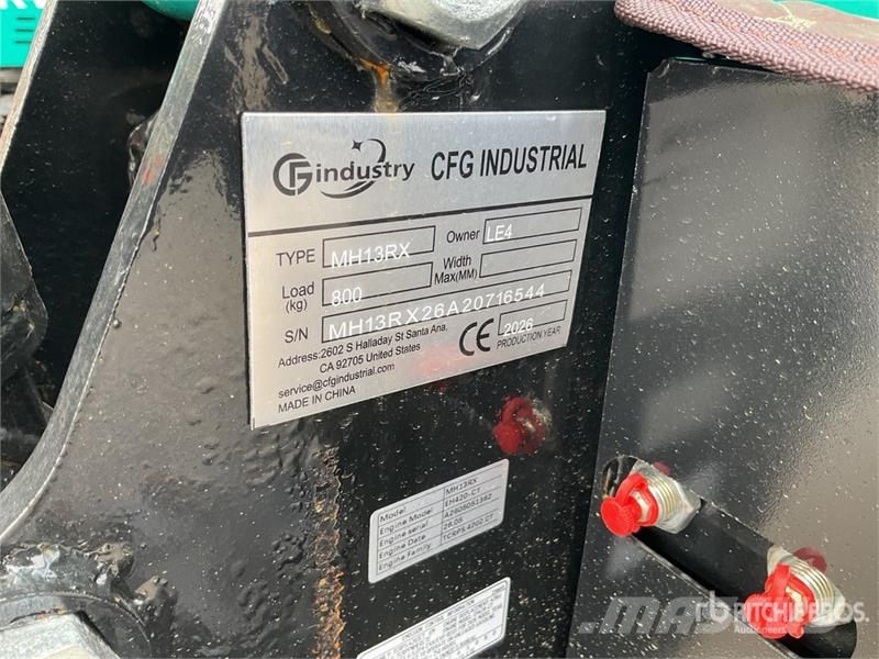 CFG MH13RX Mini Excavator (Unused) حفارات صغيرة أقل من 7 طن (حفارات صغيرة)