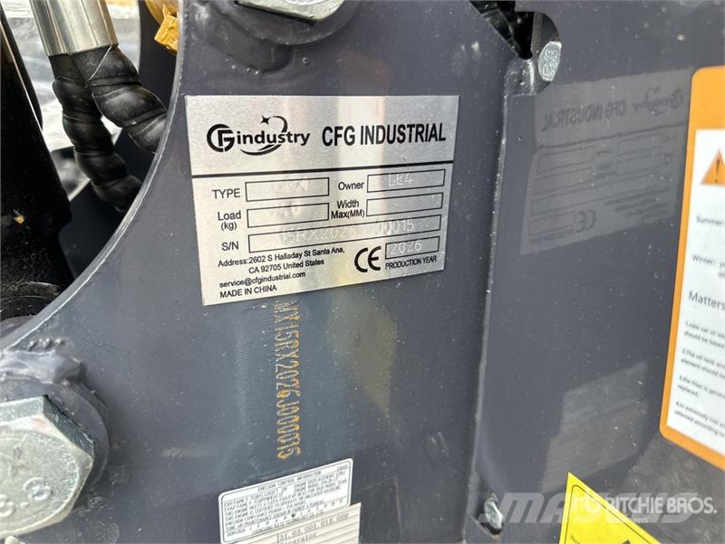 CFG MX15RX Mini Excavator (Unused) حفارات صغيرة أقل من 7 طن (حفارات صغيرة)