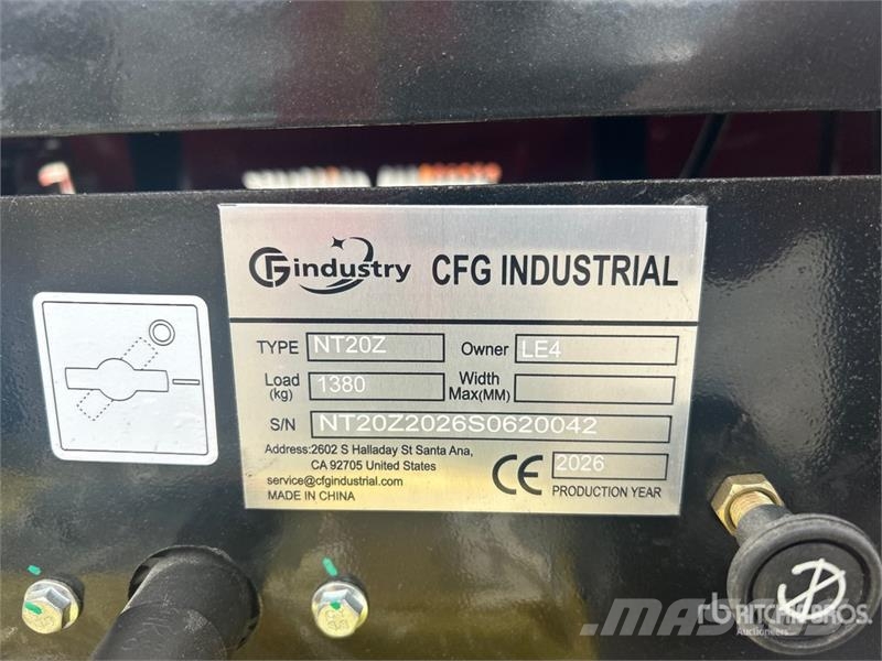 CFG NT20Z Mini Excavator (Unused) حفارات صغيرة أقل من 7 طن (حفارات صغيرة)
