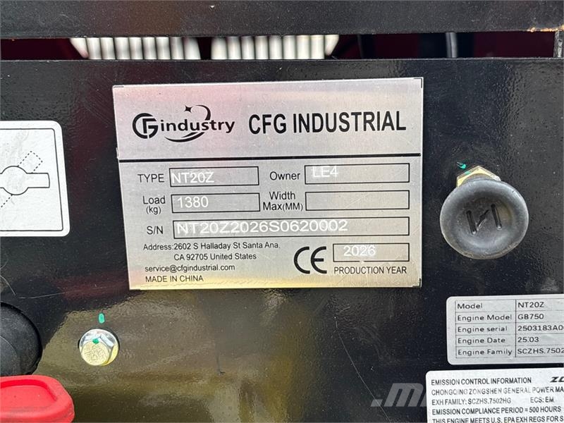 CFG NT20Z Mini Excavator (Unused) Minigravemaskiner