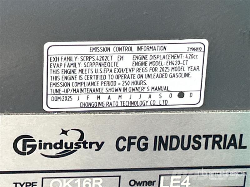 CFG QK16R Mini Excavator (Unused) حفارات صغيرة أقل من 7 طن (حفارات صغيرة)