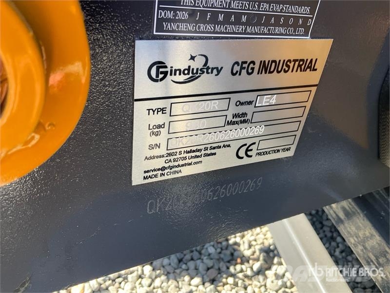 CFG QK20R Mini Excavator (Unused) Mini rýpadla < 7t