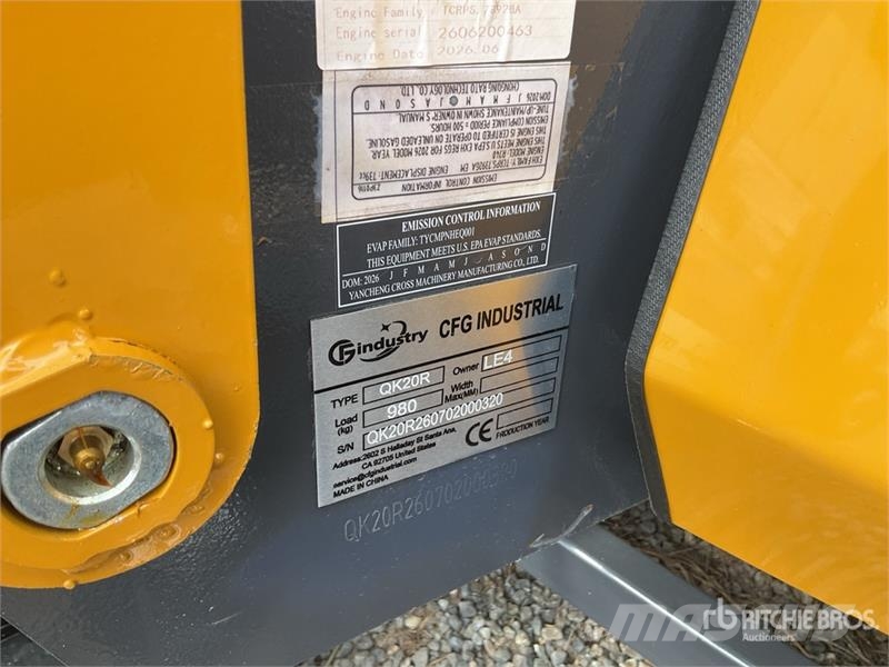 CFG QK20R Mini Excavator (Unused) حفارات صغيرة أقل من 7 طن (حفارات صغيرة)