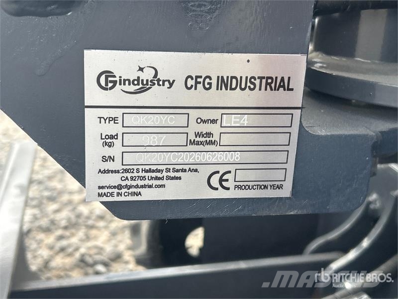 CFG QK20Y-C Mini Excavator (Unused) Minigravemaskiner