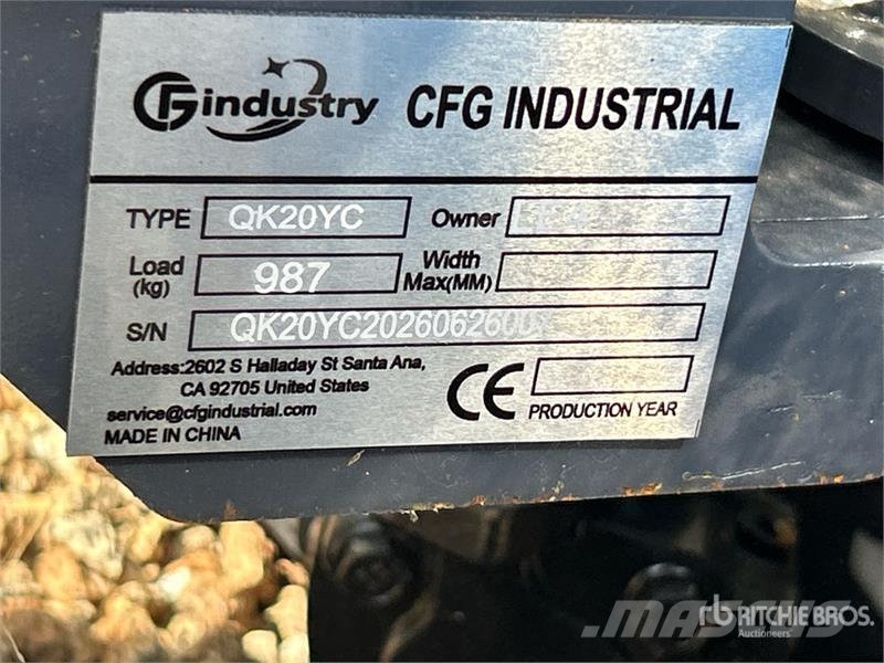CFG QK20Y-C Mini Excavator (Unused) Mini kotrók < 7t