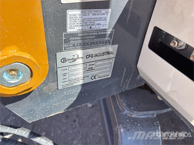 CFG XZ20R Mini Excavator (Unused) Minigraafmachines < 7t