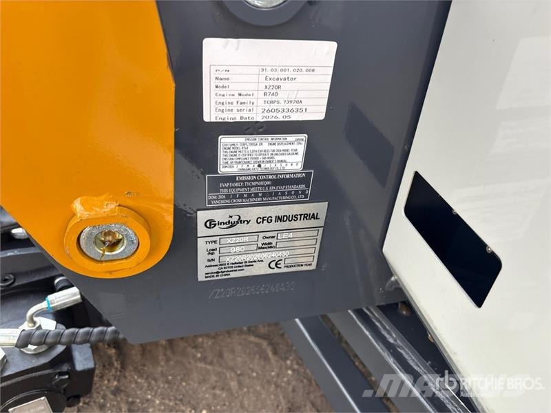 CFG XZ20R Mini Excavator (Unused) Miniescavadeiras < 7t (Mini escavadeiras)