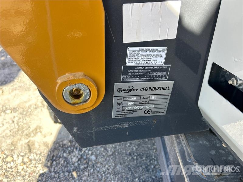CFG XZ20R Mini Excavator (Unused) حفارات صغيرة أقل من 7 طن (حفارات صغيرة)