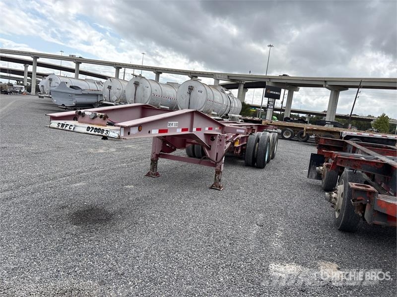 Cheetah Chassis 20 ft Tri/A Container Trailer Kontejnerske prikolice