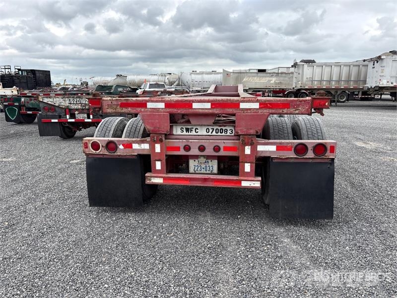 Cheetah Chassis 20 ft Tri/A Container Trailer Kontejnerske prikolice