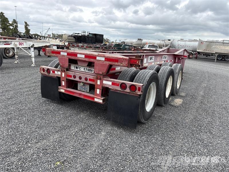 Cheetah Chassis 20 ft Tri/A Container Trailer Kontejnerske prikolice