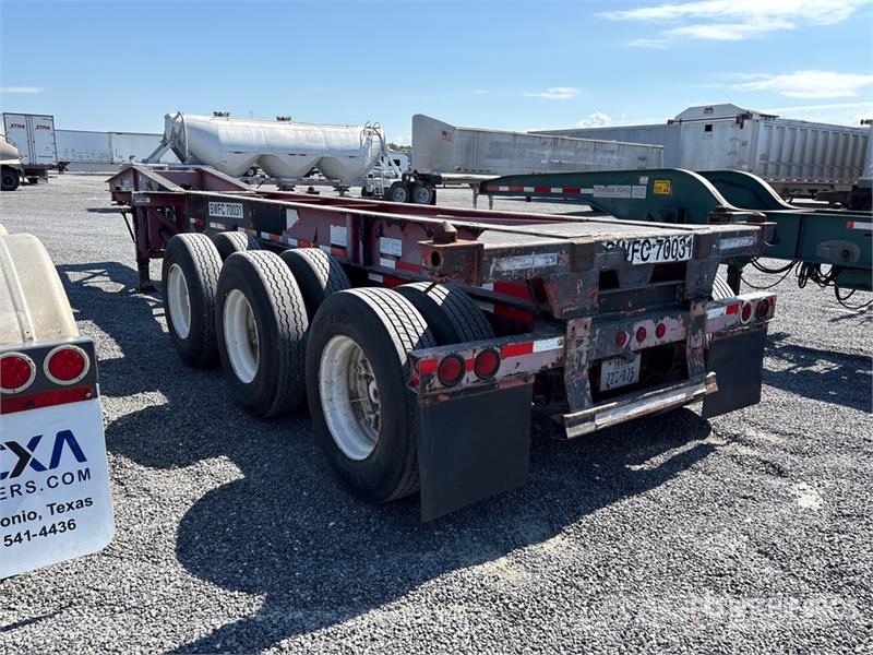 Cheetah Chassis 33 ft Tri/A Extendable Container Trailer Reboques Porta Contentores