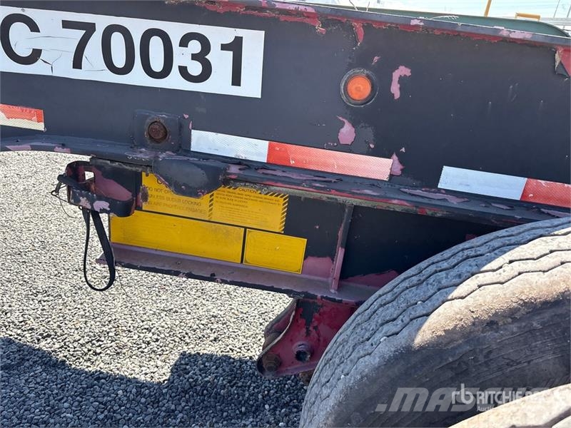 Cheetah Chassis 33 ft Tri/A Extendable Container Trailer Reboques Porta Contentores