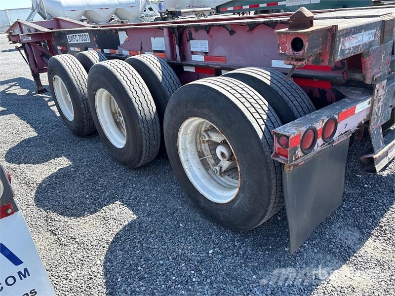 Cheetah Chassis 34 ft Tri/A Extendable Container Trailer Kontejnerske prikolice