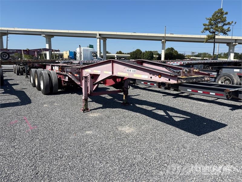 Cheetah Chassis 34 ft Tri/A Extendable Container Trailer Kontejnerske prikolice