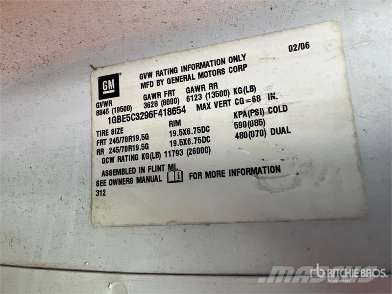 Chevrolet 5500 Pilsētas atkritumvedēji