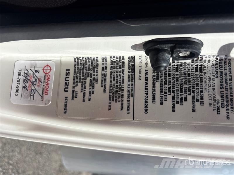 Chevrolet 5500XD 4x2 Van Truck 厢式货车