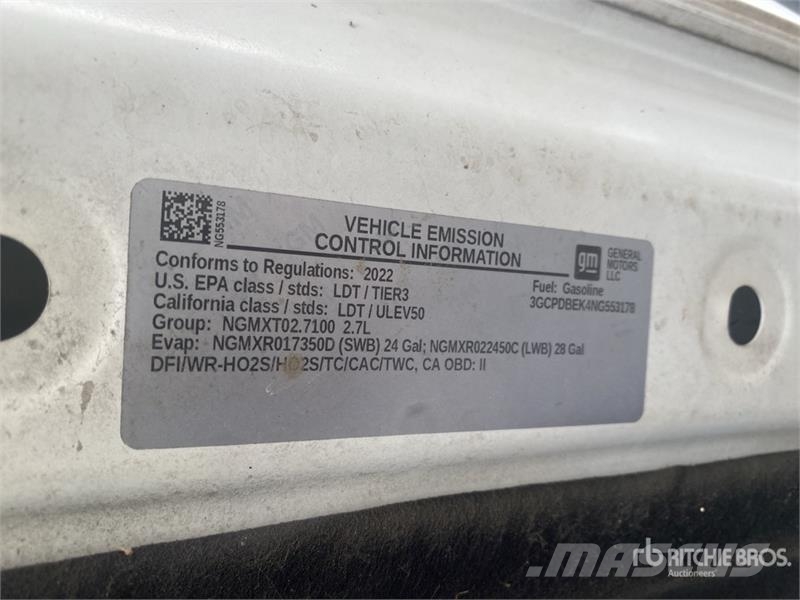 Chevrolet Silverado 1500 4x4 Crew Cab Pickup Прочие фургоны