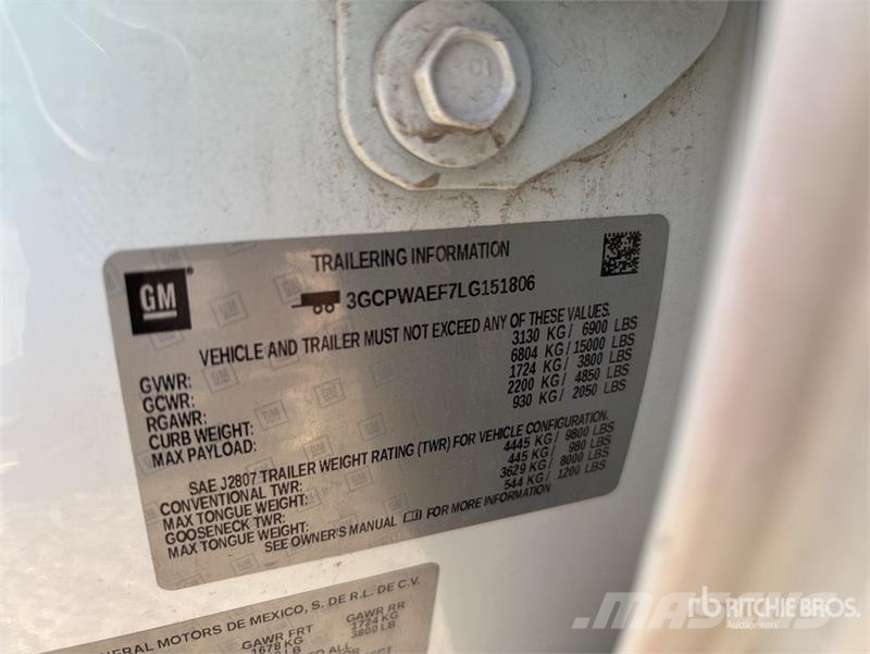 Chevrolet Silverado 1500 4x2 Crew Cab Pickup (Inoperable) Other