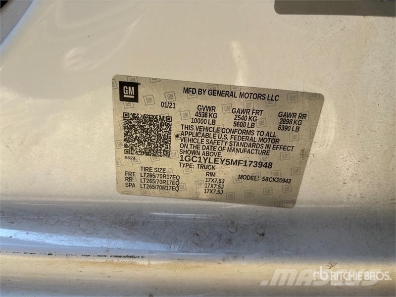 Chevrolet Silverado 2500HD LT 4x4 Crew Cab Pickup Drugi