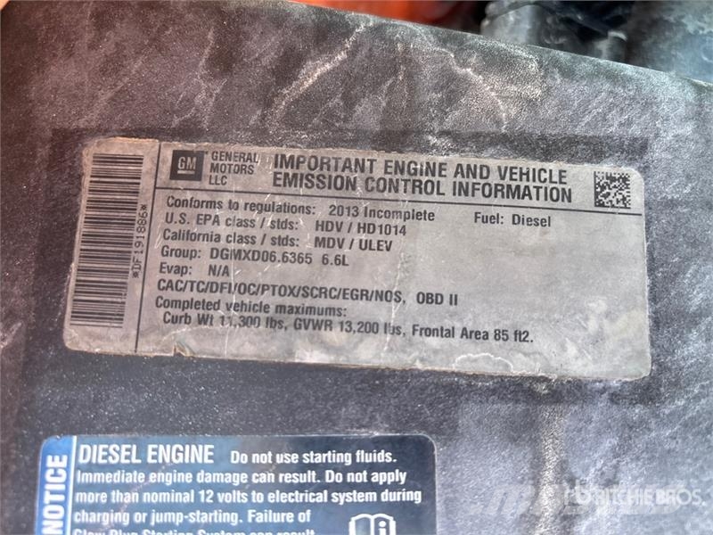 Chevrolet Silverado 3500HD Camion benne