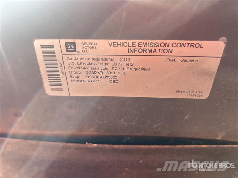 Chevrolet SONIC LT Automobile Otomobiller