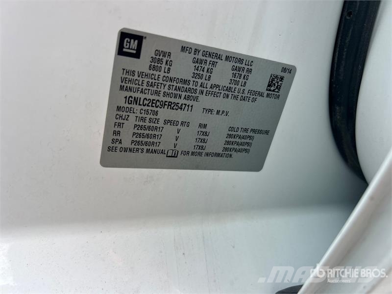 Chevrolet Tahoe 2WD SUV Otomobiller