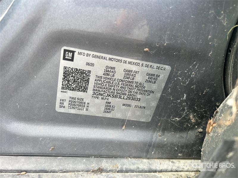 Chevrolet Trax 2WD SUV (Inoperable) Otomobiller