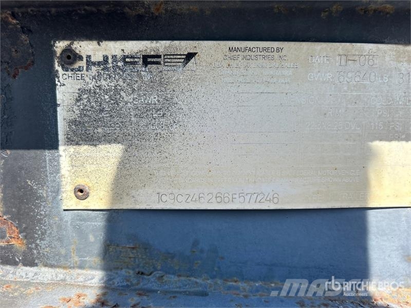 Chief Transportation Product Spread Axle T/A Extendable  Containerchassis