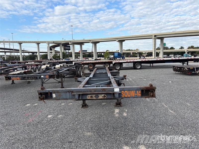 Chief Transportation Product 46 ft Spread Axle T/A Exten Kontejnerske prikolice