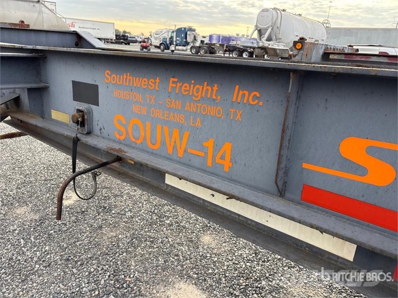 Chief Transportation Product 46 ft Spread Axle T/A Exten Kontejnerske prikolice