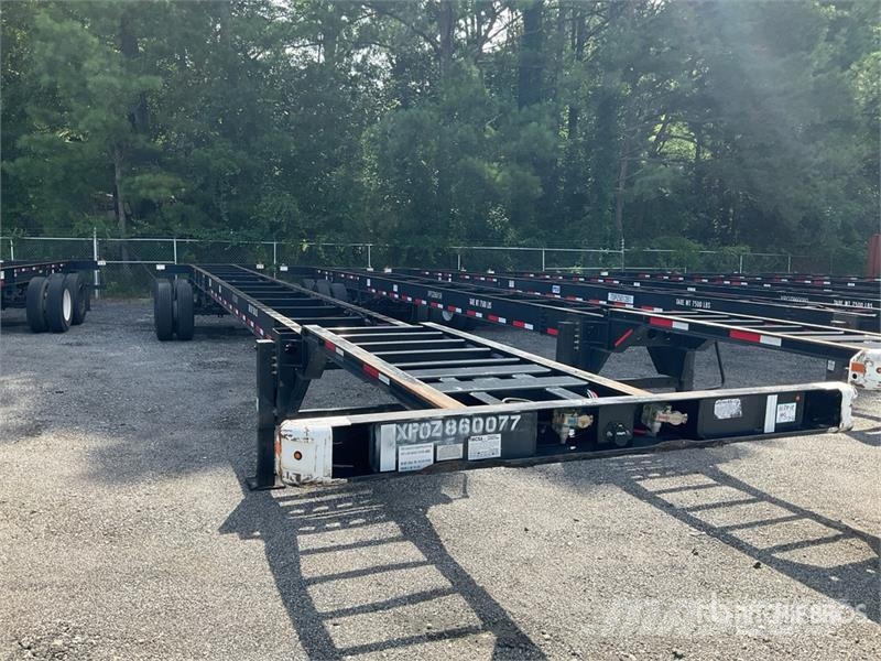 CIMC GN53M2NSC00 T/A Chassis Trailer Container Trailer Konteineriekrāvēji