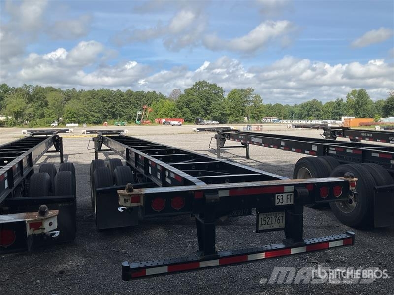 CIMC GN53M2NSC00 T/A Chassis Trailer Container Trailer Konteineriekrāvēji