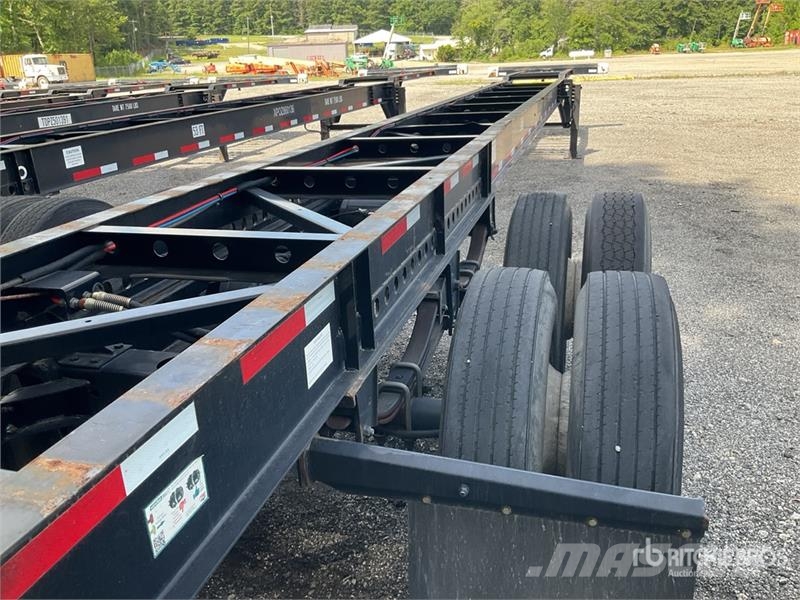 CIMC GN53M2NSC00 T/A Chassis Trailer Container Trailer Konteineriekrāvēji