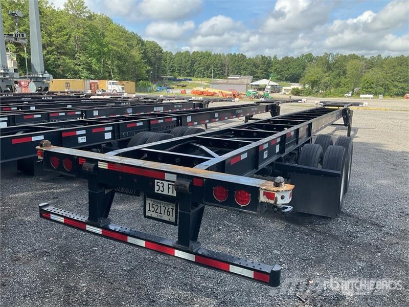 CIMC GN53M2NSC00 T/A Chassis Trailer Container Trailer Konteineriekrāvēji