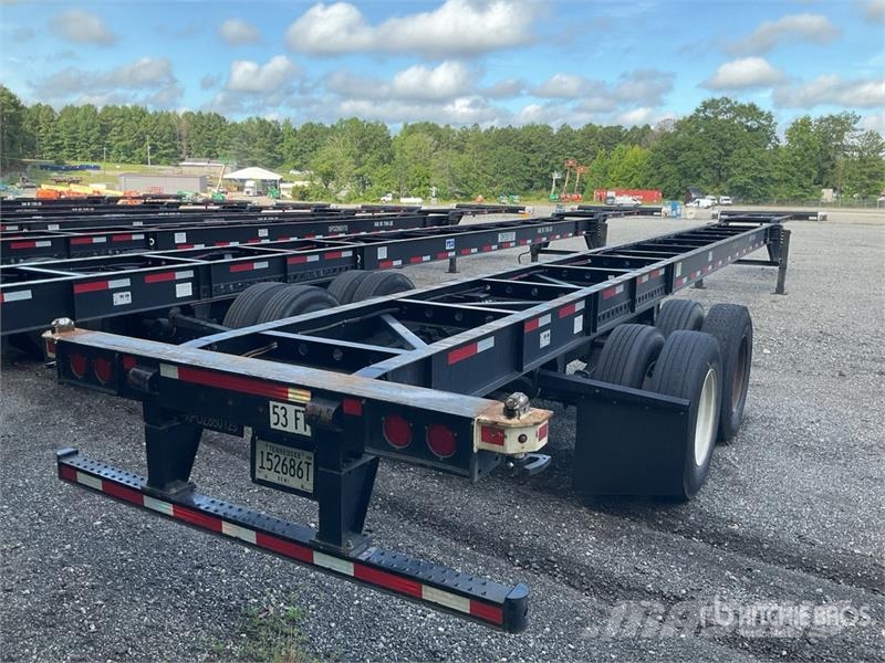 CIMC GN53M2NSC00 T/A Chassis Trailer Container Trailer Konteineriekrāvēji