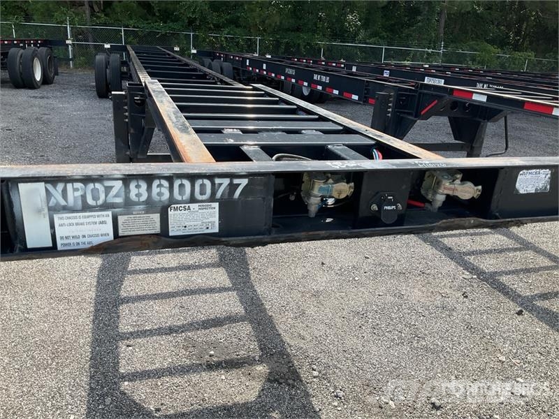 CIMC GN53M2NSC00 T/A Chassis Trailer Container Trailer Konteineriekrāvēji