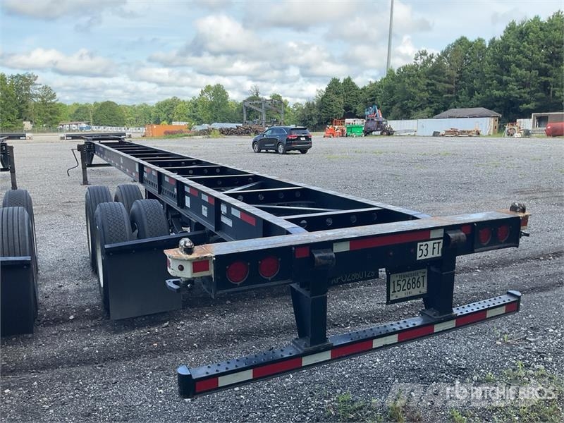 CIMC GN53M2NSC00 T/A Chassis Trailer Container Trailer Konteineriekrāvēji