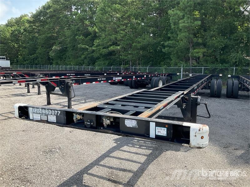 CIMC GN53M2NSC00 T/A Chassis Trailer Container Trailer Konteineriekrāvēji