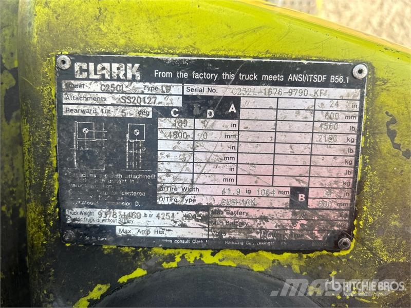Clark C25C Forklift trucks - others