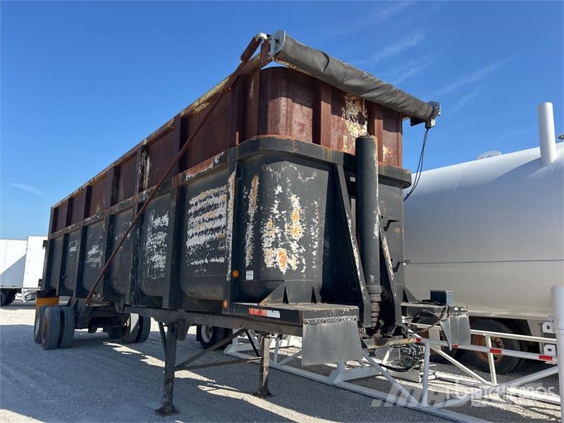 Clement HL3750MK2-AIR 37 ft T/A Frameless End Dump Trailer Самоскиди