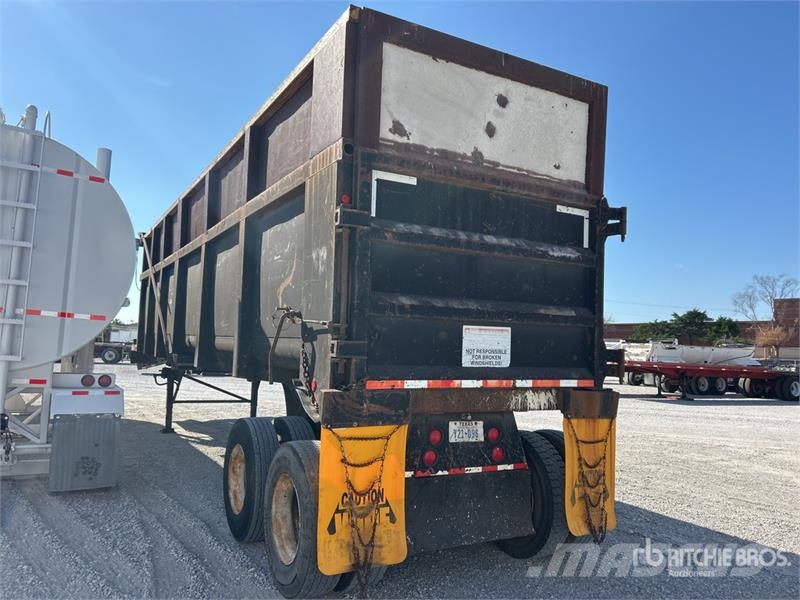Clement HL3750MK2-AIR 37 ft T/A Frameless End Dump Trailer Самоскиди